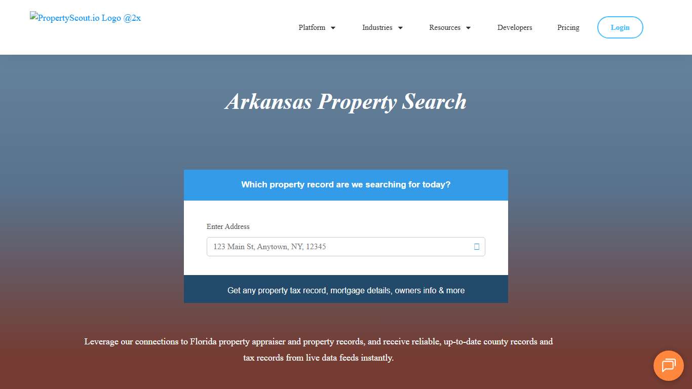 Arkansas Property Records Search - Propertyscout.io